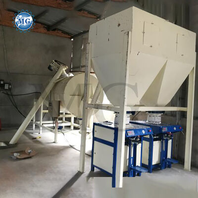 Planta de Mistura de Argamassa Seca de 1-8 T/H para Reboco, Massa Corrida, Gesso, Fabricante de Argamassa para Azulejos, Cola, Rejunte à Venda