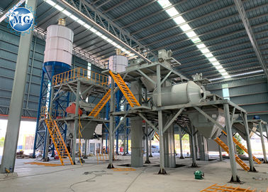 Da eficiência elevada economia de energia seca automática 8m * 6m * 9m da máquina do misturador de almofariz completamente