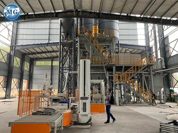 Tipo personalizado usina da torre da tensão adesiva da telha automática com sistema Palletizing