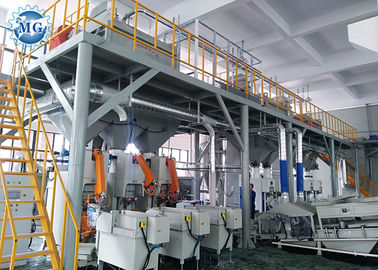 Linha de produção automática completa 8 do almofariz da mistura seca - 25T pela hora com sistema de controlo do PLC