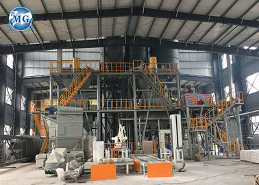 Sistema de empacotamento seco automático do robô da planta do almofariz e máquina Palletizing