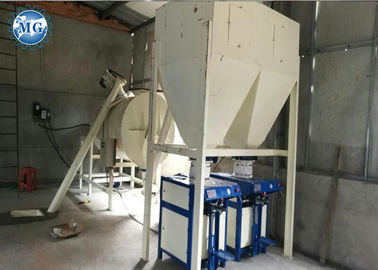 Mini vida útil longa horizontal da operação lisa do poder da planta 18kw da mistura seca