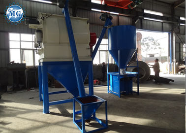 Misturador de pá do eixo do dobro da operação lisa com o 1000kg pela capacidade do grupo