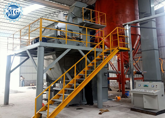 Areia do cimento 10T/H que mistura a linha de produção seca do almofariz