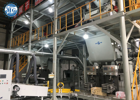 Equipamento de mistura seco do carbonato de cálcio 30T/H para a massa de vidraceiro da parede