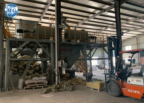 Da máquina seca do misturador de almofariz do Flyash do PLC tratamento por lotes automático