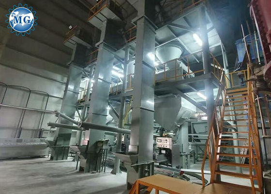 A telha totalmente automático reboca o controle seco do PLC da planta 10T/H do almofariz
