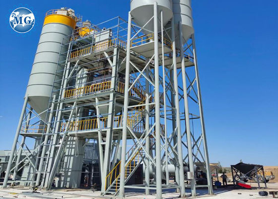 Planta inteligente 10-30T/H 100KW da mistura seca do misturador do eixo do dobro do PLC