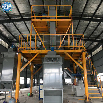 O esparadrapo seco do azulejo da planta do almofariz do controle inteligente do Plc reboca a máquina