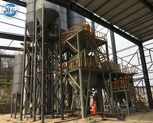 Almofariz esparadrapo da telha do material de construção que faz a máquina a linha de produção seca do almofariz