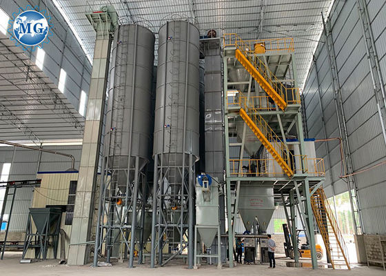 10-20 massa de vidraceiro automática da parede da planta do almofariz da mistura seca do T/H que faz a máquina