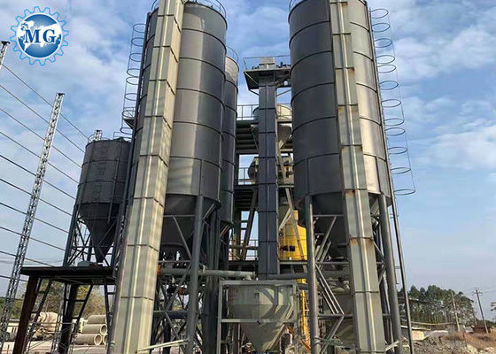 Massa de vidraceiro de mistura da parede do equipamento do almofariz seco alto da produtividade 10-30T/H que faz a planta