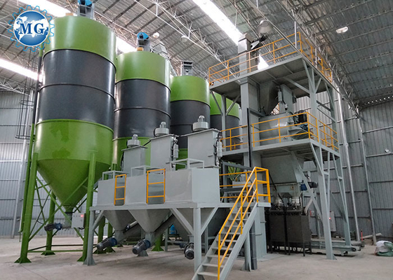 Linha de produção adesiva misturador gêmeo do almofariz do azulejo automático de Agravic dos eixos