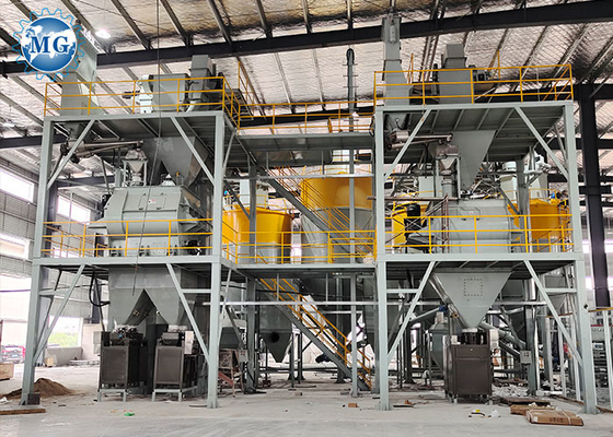Do cimento automático completo da areia de 120KW 10-30T/H equipamento seco da mistura da planta do almofariz