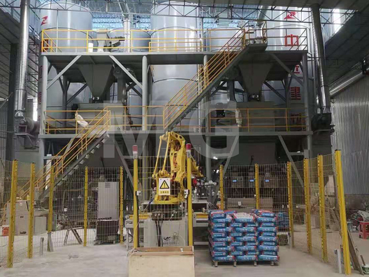 A telha seca do almofariz 10-12T/H reboca a eficiência elevada automática completa da máquina de mistura